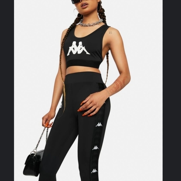 Kappa two piece set bodysuit leggings - Picture 1 of 4